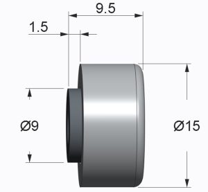 Écrou antivol M4 – Image 2