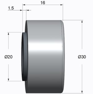 Écrou antivol M14 – Image 2