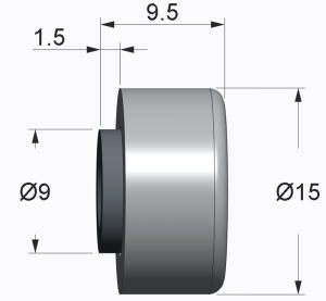 Écrou antivol M5 – Image 2