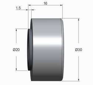 Écrou antivol M12 – Image 2