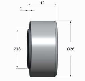 Écrou antivol M8 – Image 2